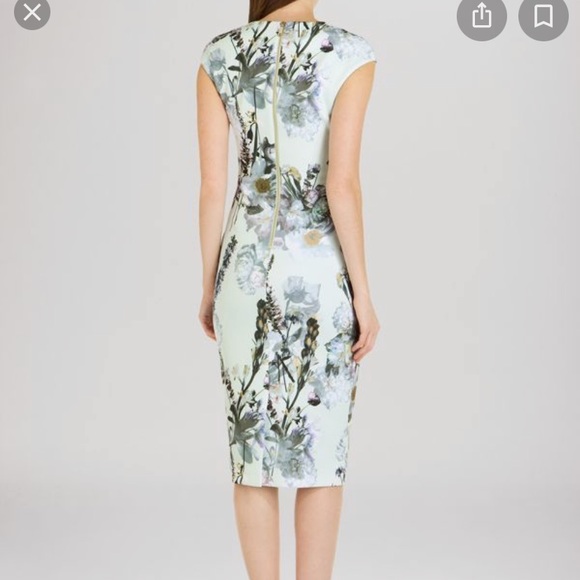 TED BAKER Torchlit Floral Midi Dress - Picture 14 of 17